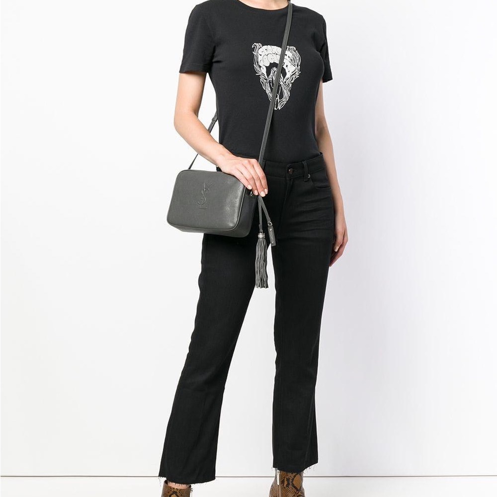 YSL Lou Camera Bag (Gray)